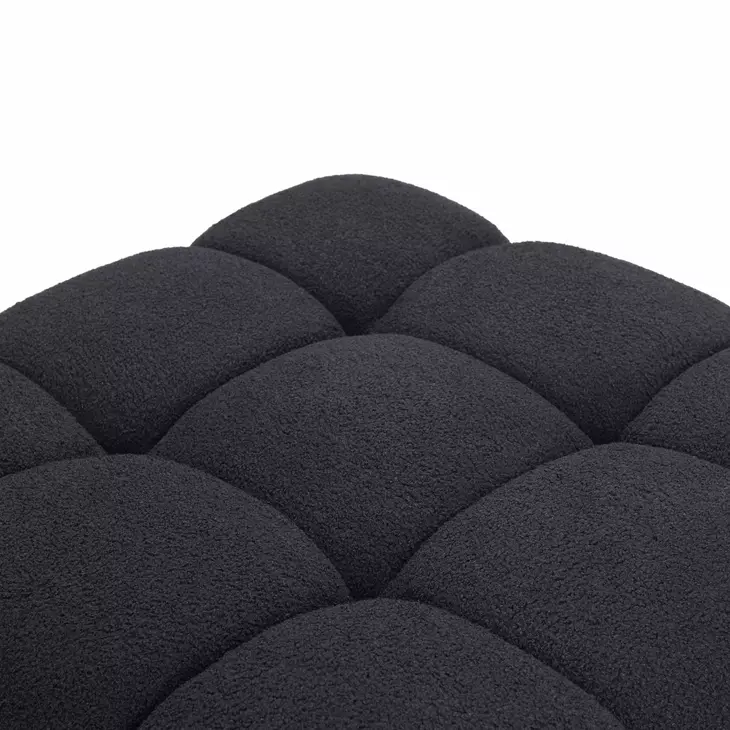 Calliope Black Modular 118" Sofa