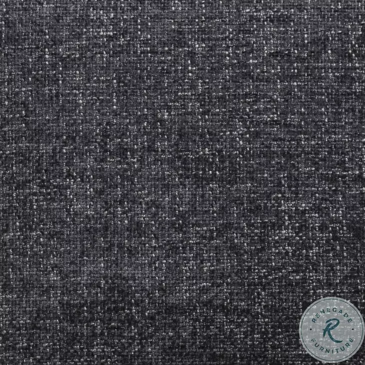 Mindy Charcoal Chenille Basketweave 116" Modular Sectional