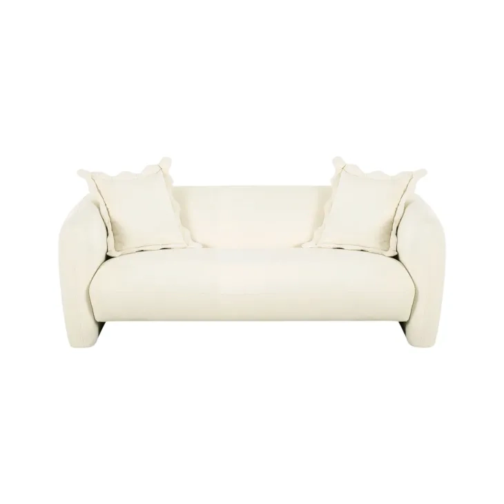 Lou Cream Performance Fabric 72" Sofa
