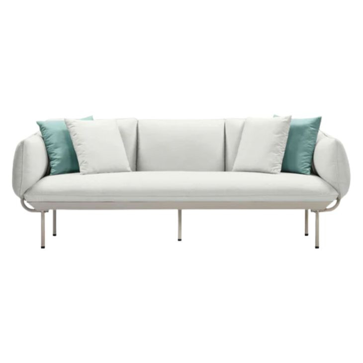 Katti Light Grey Outdoor 85" Sofa