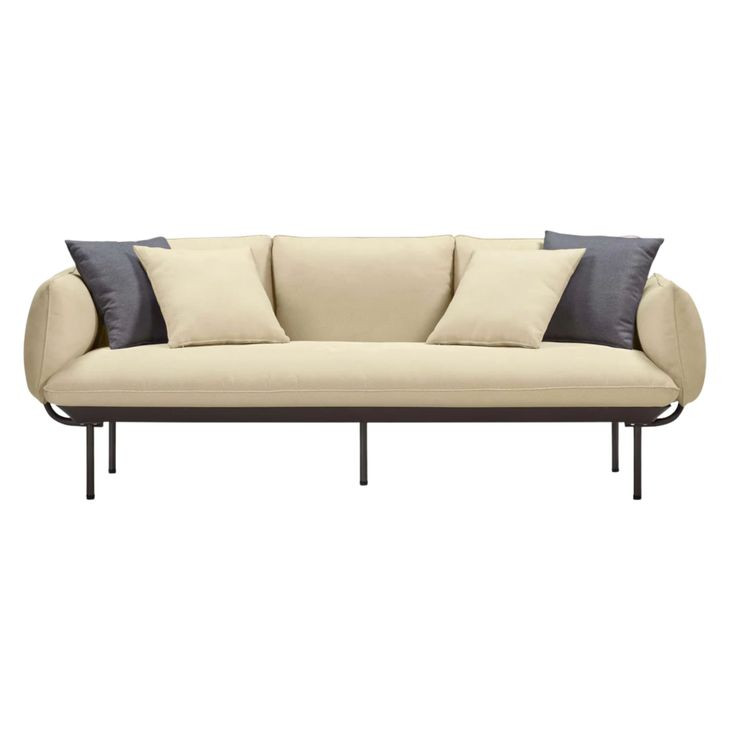 Katti Beige Outdoor 85" Sofa