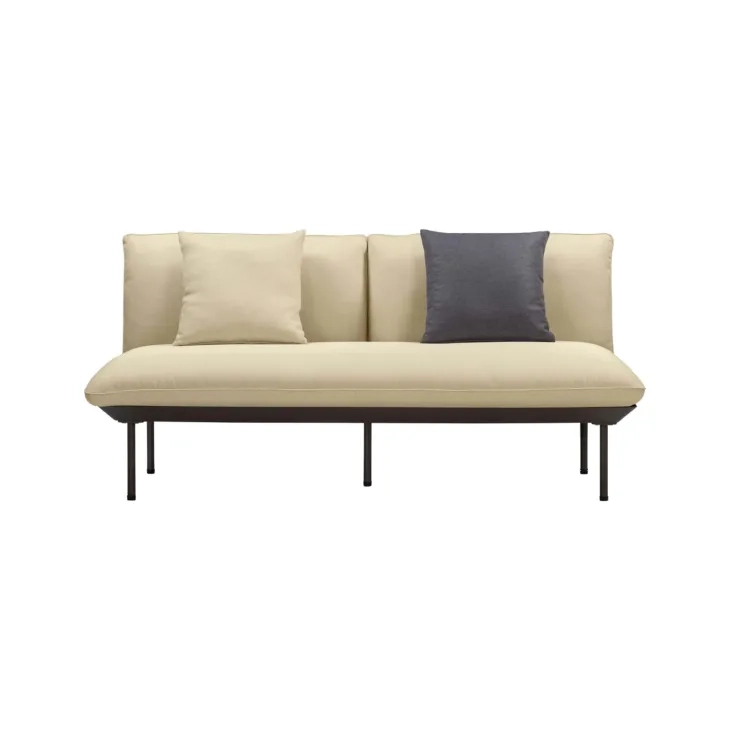 Katti Beige Outdoor 66" Loveseat