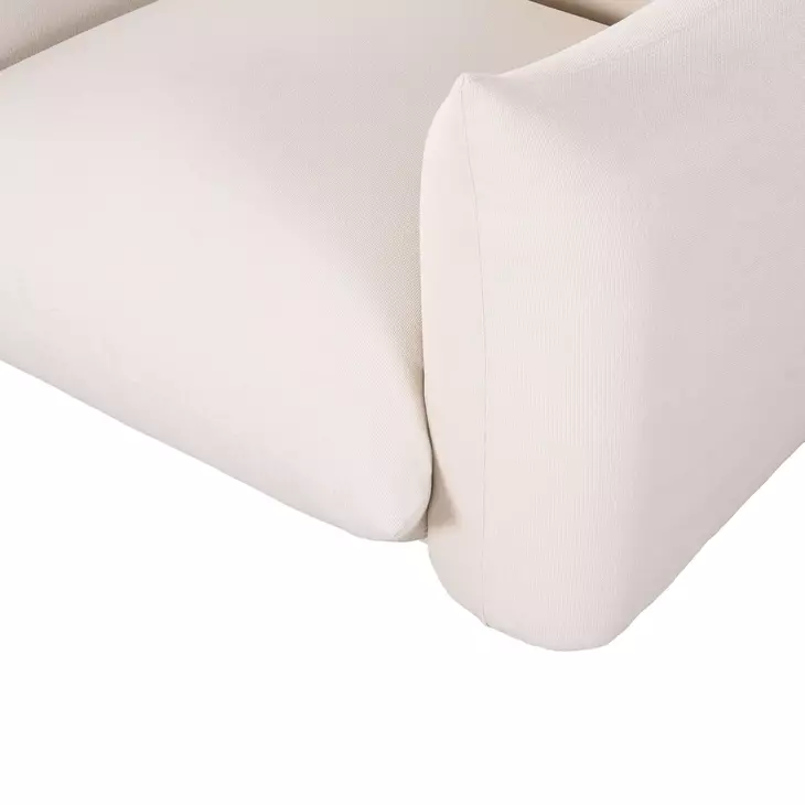 Saint Tropez Cream Performance Boucle Outdoor Arm Chair