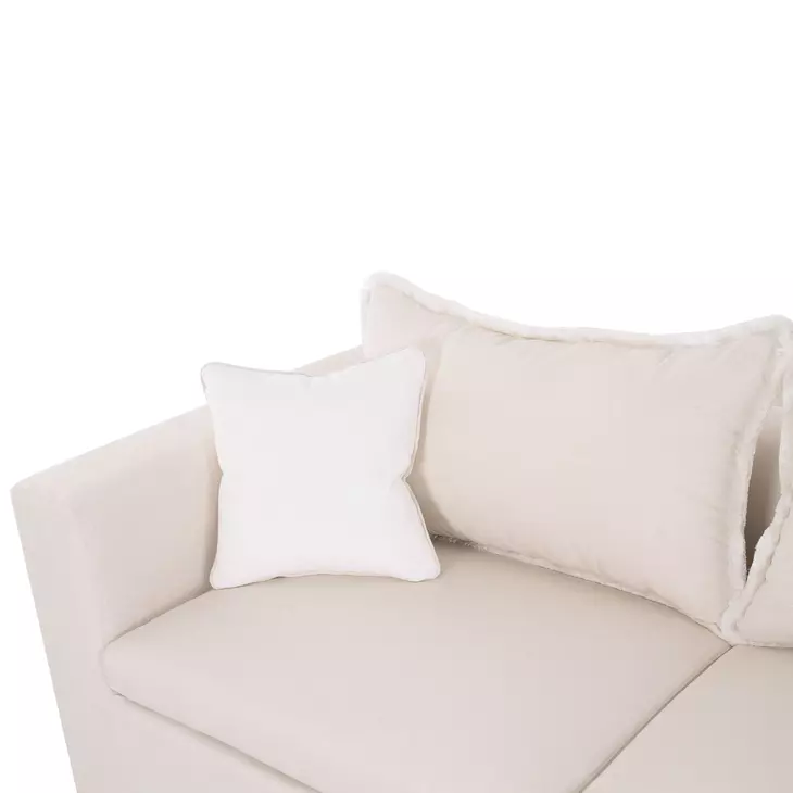 Salty Cream Performance Boucle Outdoor 85" Sofa