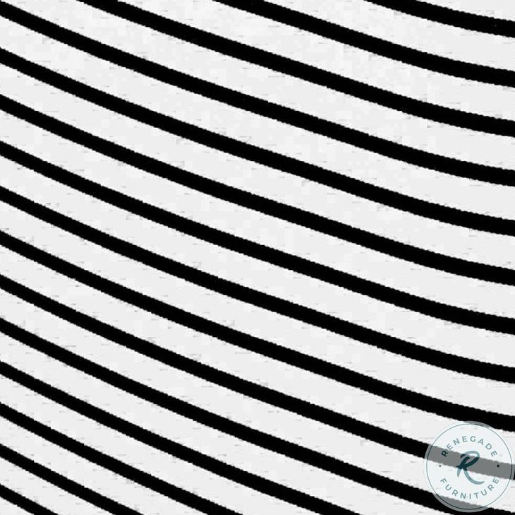 Salty Black Striped Outdoor Sofa