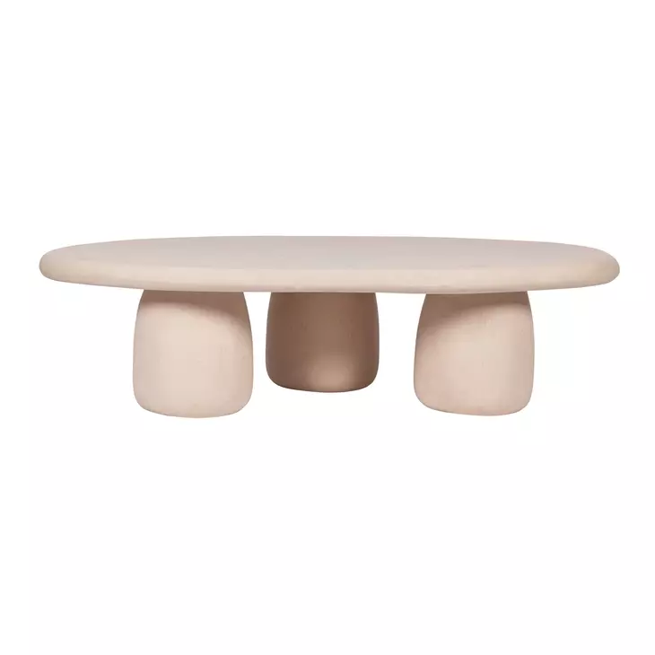 Rahul Cream Free Form Coffee Table