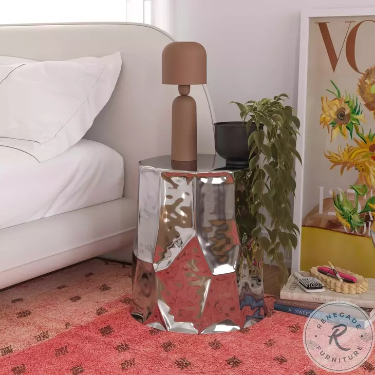 Forma Chrome Side Table