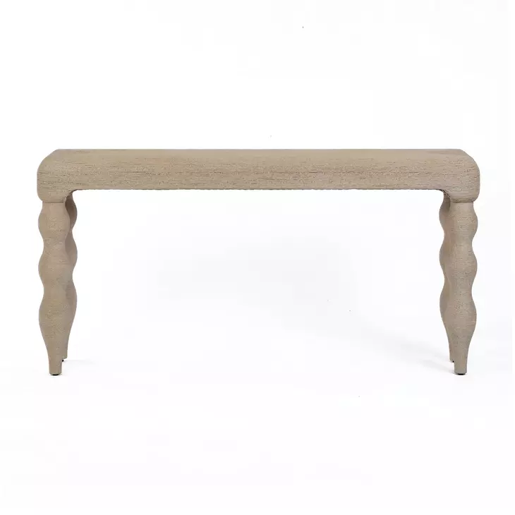 Vicky Natural Rectangular Console Table