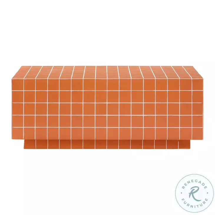 Mixie Orange Coffee Table From Home Gallery Stores | Home Gallery