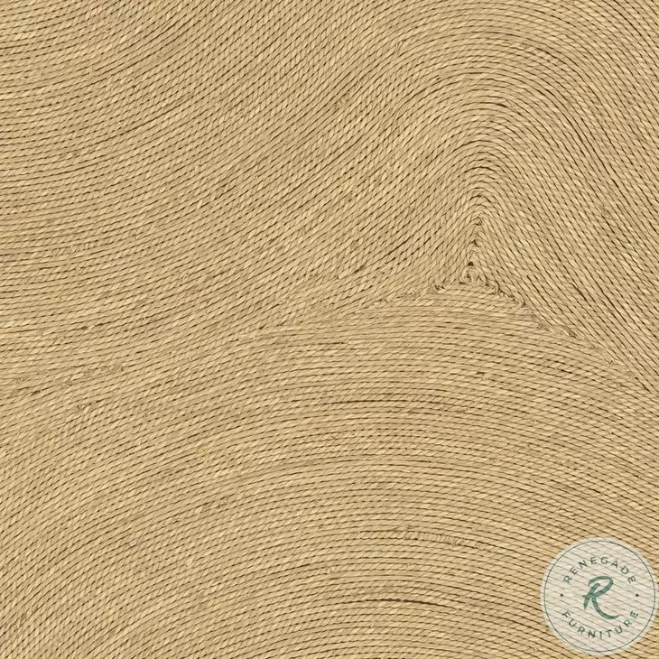 Slab Natural Seagrass Free Form Coffee Table