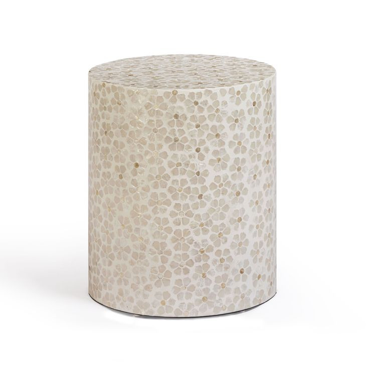 Lorna Pearl and Gray Accent Stool