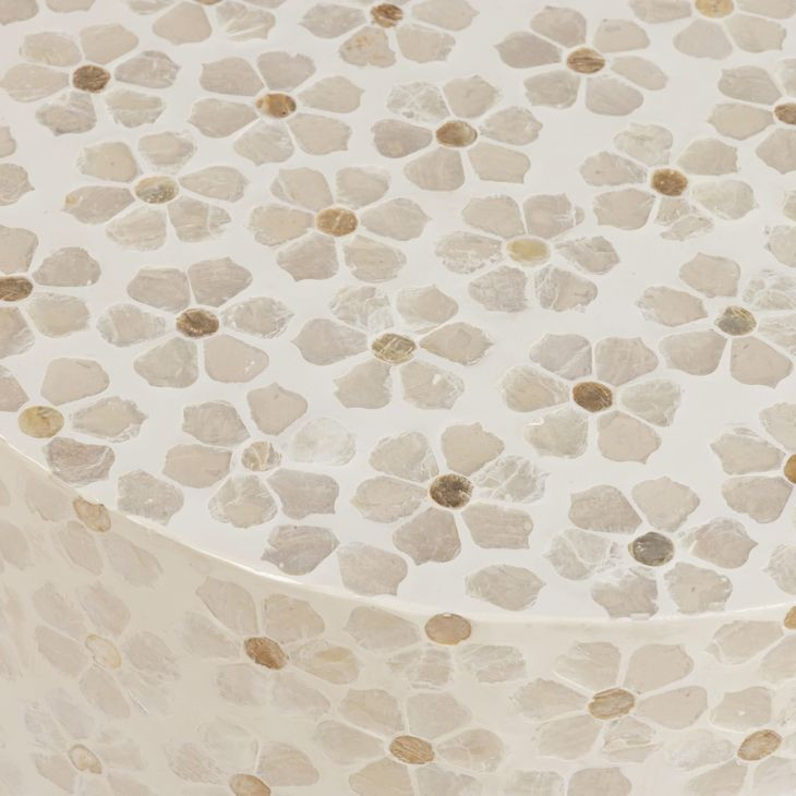 Lorna Pearl and Gray Accent Stool
