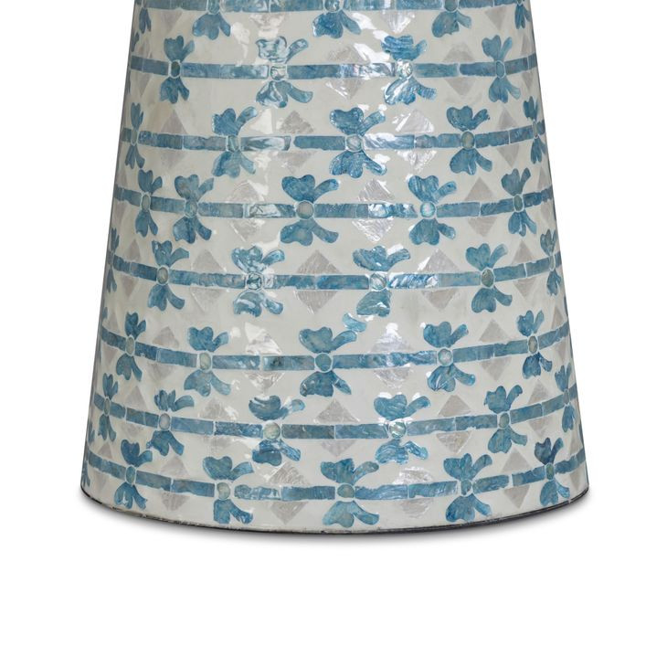 Lady Blue Round Side Table