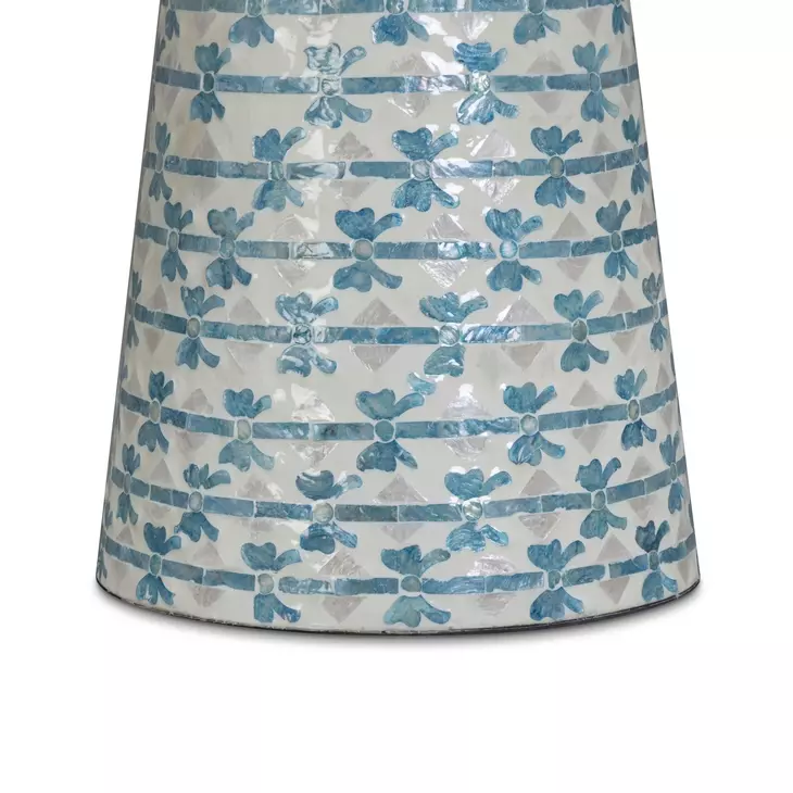 Lady Blue Round Side Table
