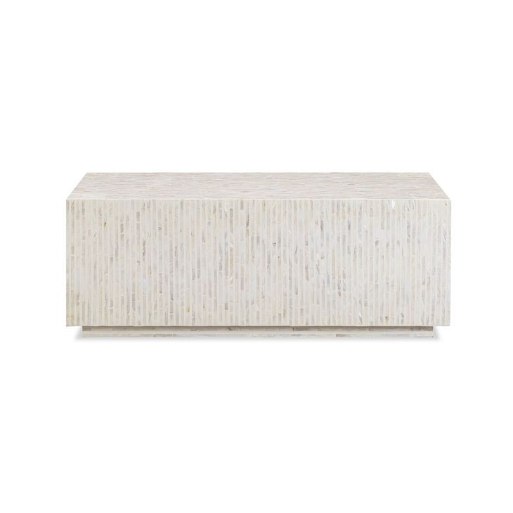 Earl Cream Rectangular Coffee Table