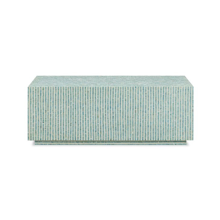 Earl Light Blue Rectangular Coffee Table