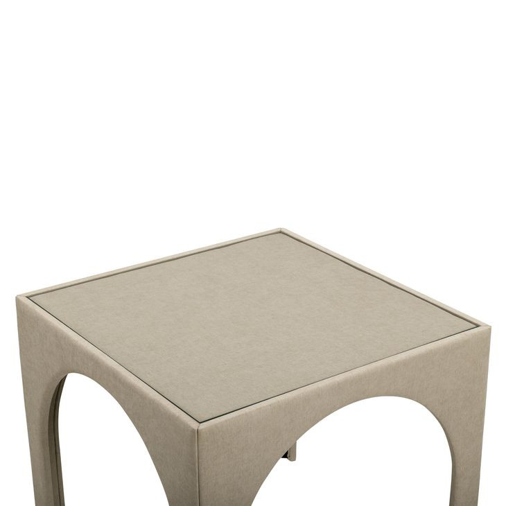 Tomlin Tan Performance Fabric 35" Square Game Table