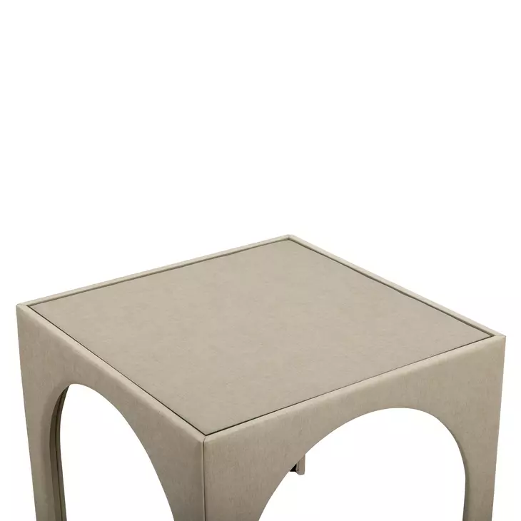 Tomlin Tan Performance Fabric 35" Square Game Table