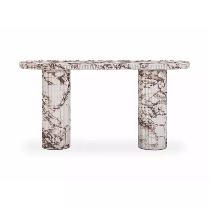 Darcy Breccia Outdoor Oval Capraia Console Table