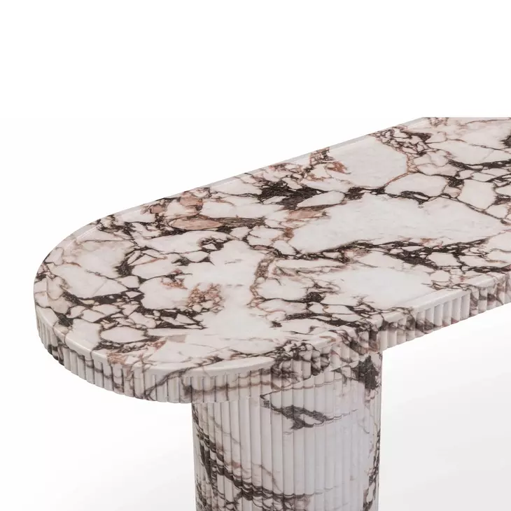 Darcy Breccia Outdoor Oval Capraia Console Table