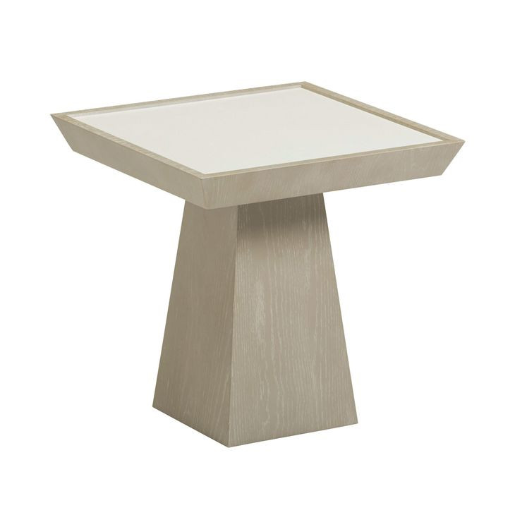 Coco Washed Ash Square Side Table