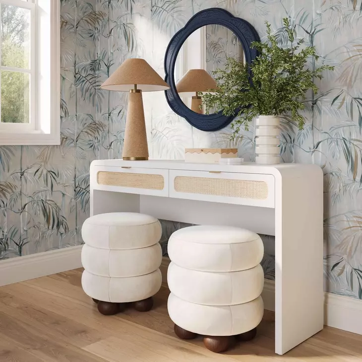 Patty White Home Office Console Desk