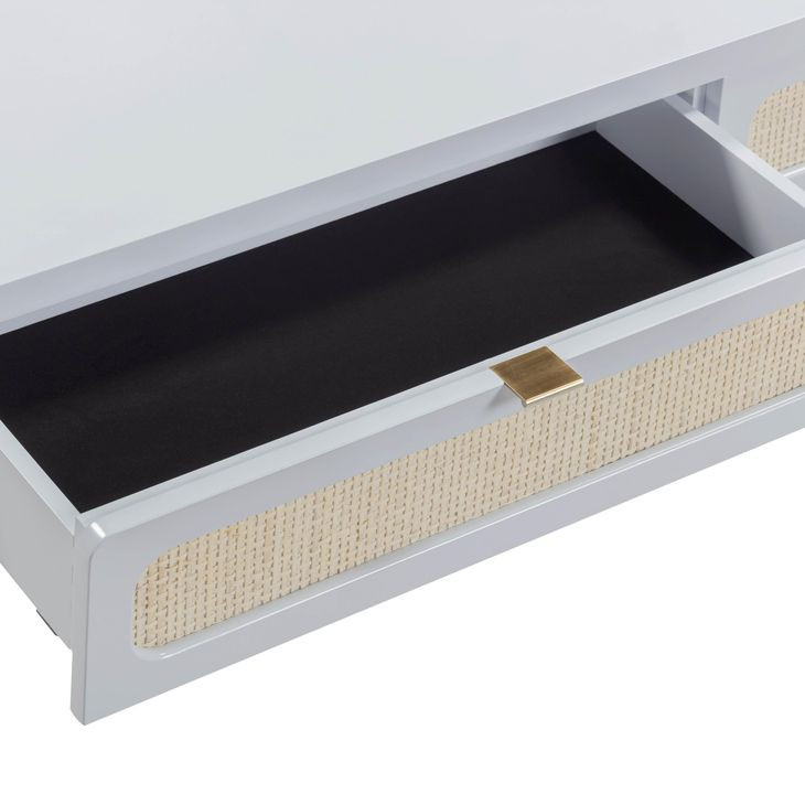 Patty Pastel Blue 48" Console Desk with 2 Drawers