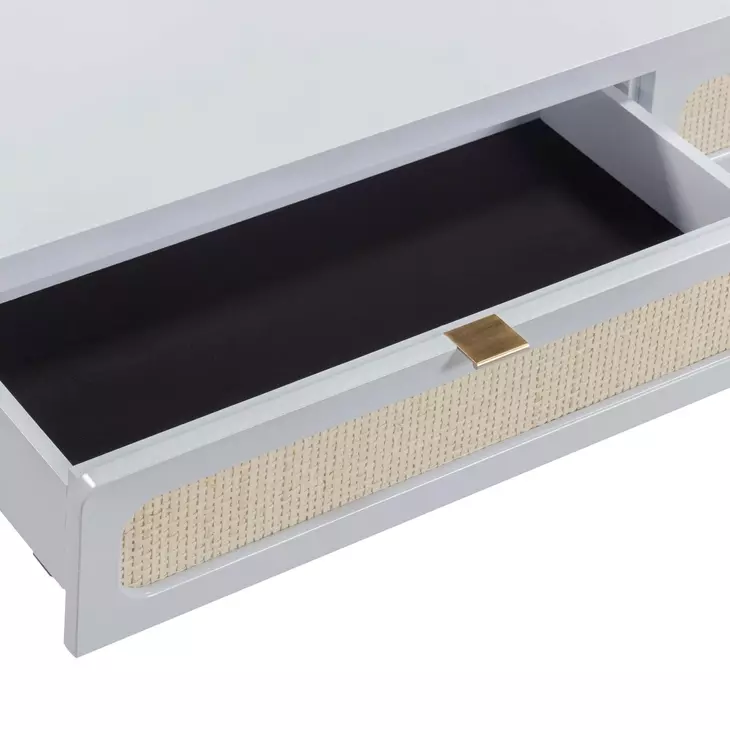 Patty Pastel Blue 48" Console Desk with 2 Drawers