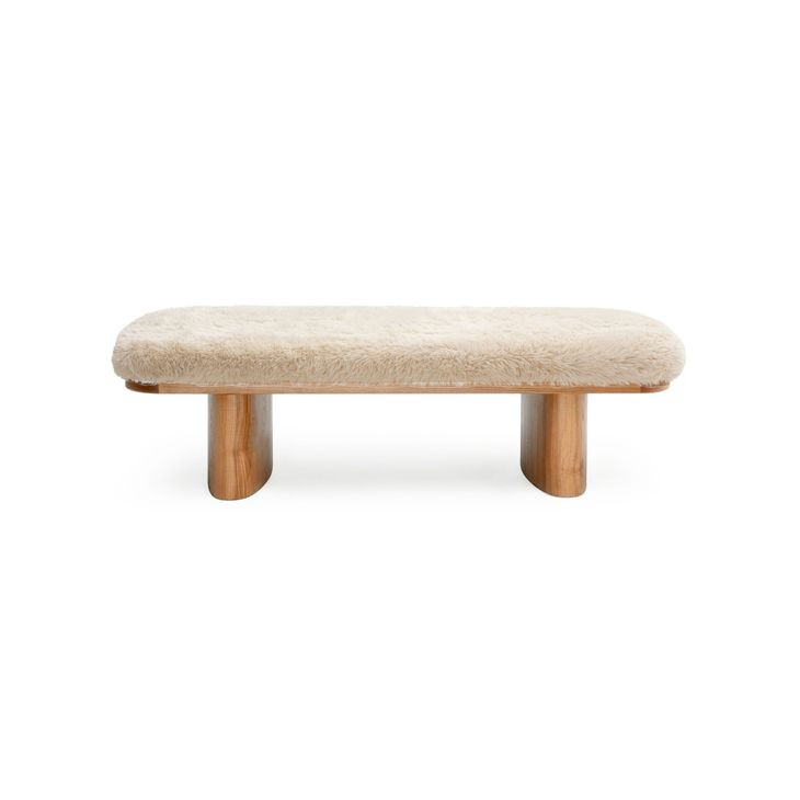 Ollie Natural 57" Large Bench