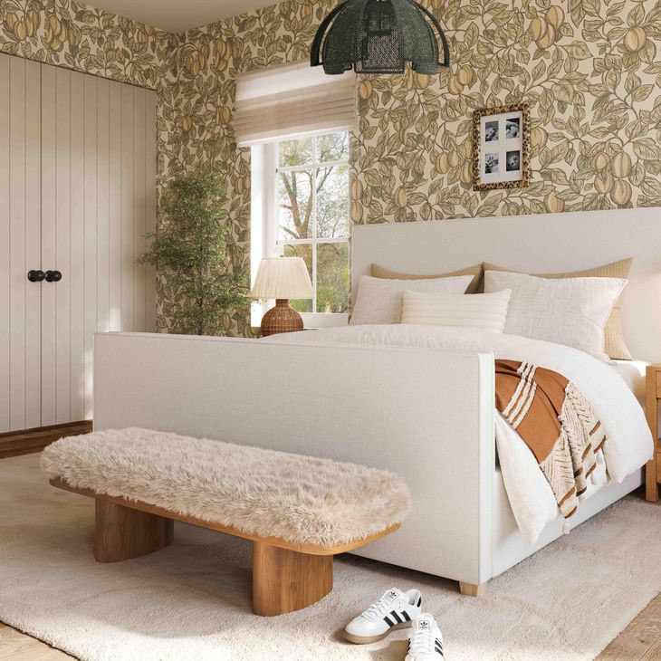 Ollie Natural 57" Large Bench