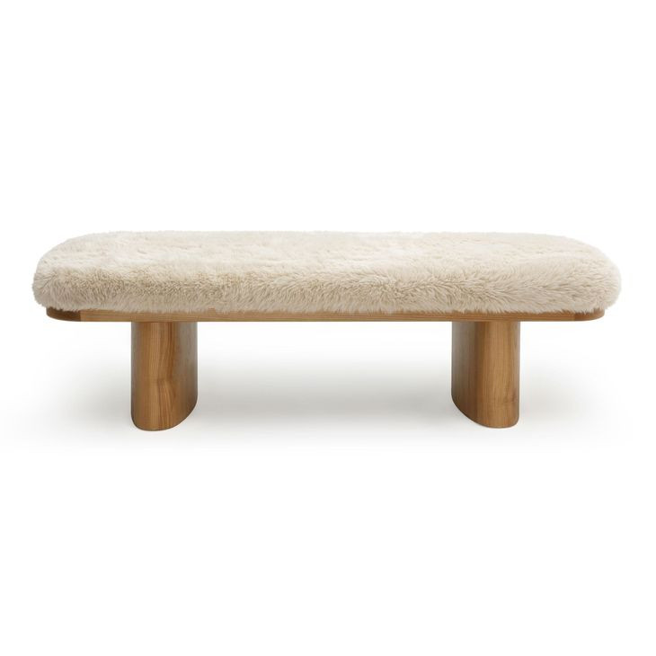 Ollie Natural 57" Large Bench