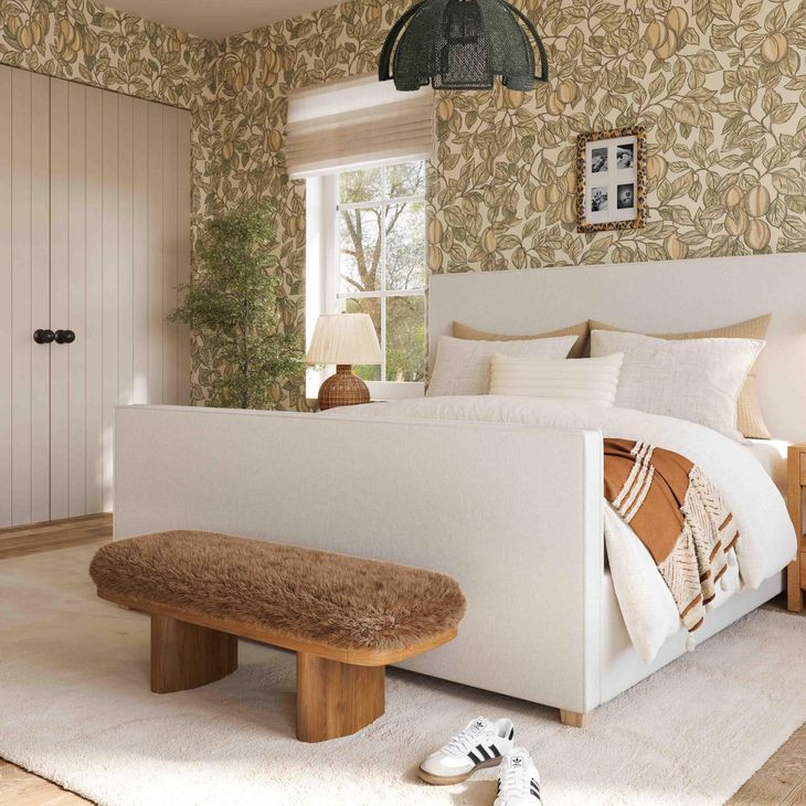 Ollie Taupe 48" Bench