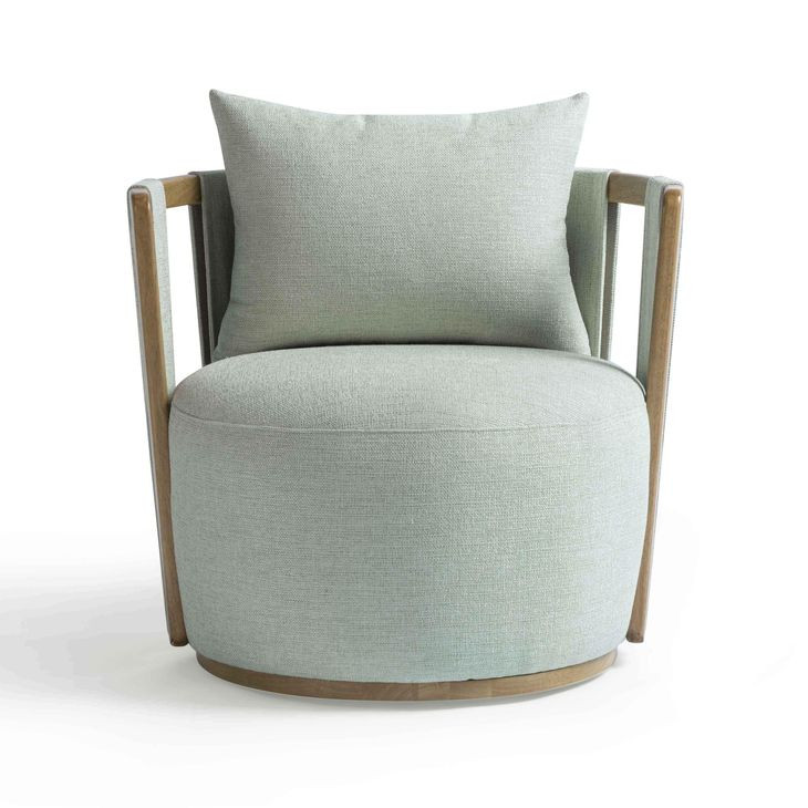 Paolo Mint Green Swivel Chair