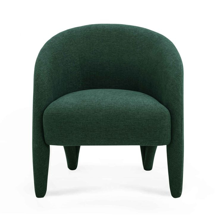 Kris Forest Green Upholstered Accent Chair