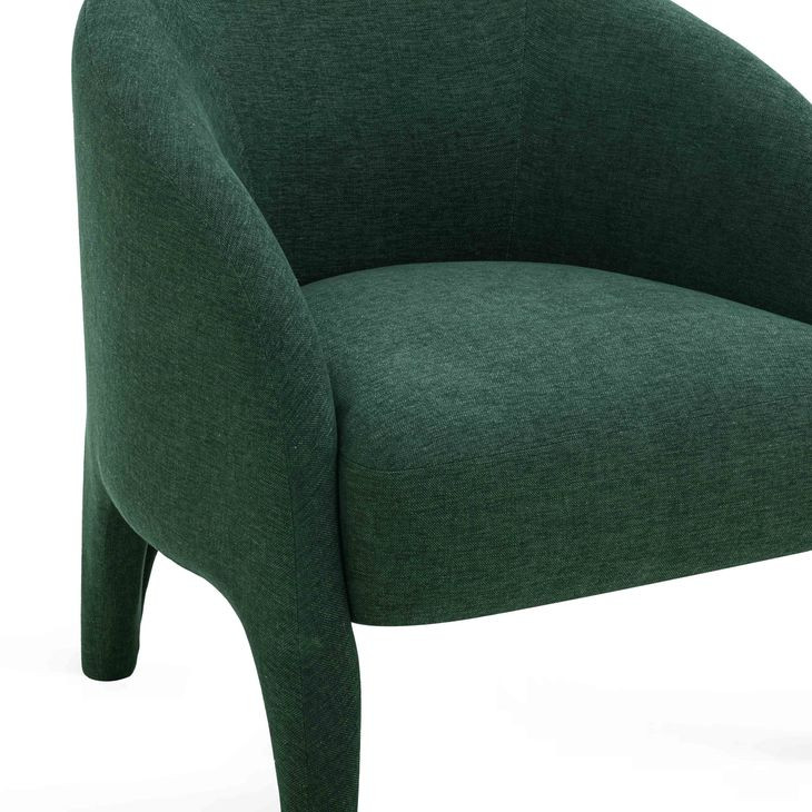 Kris Forest Green Upholstered Accent Chair