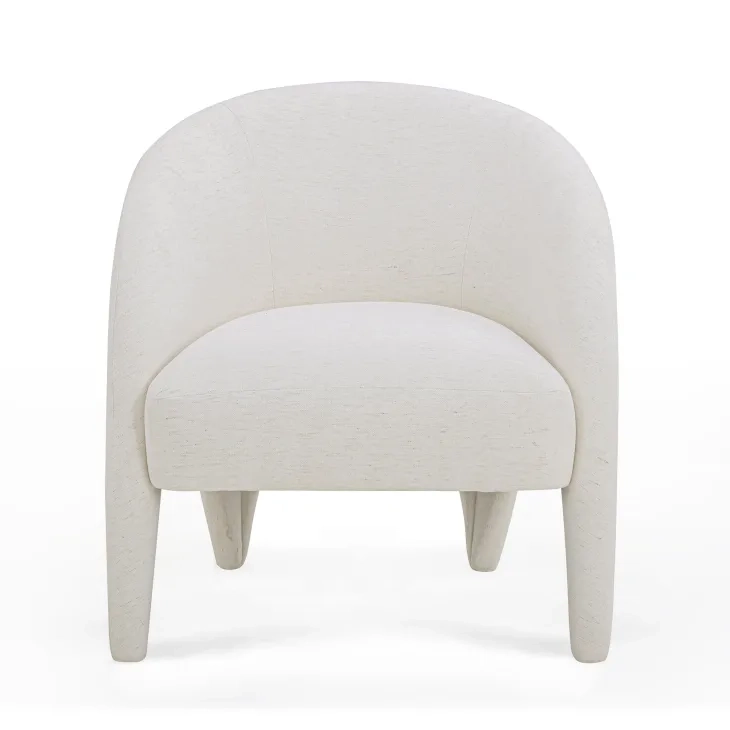 Kris Cream Upholstered Accent Chair