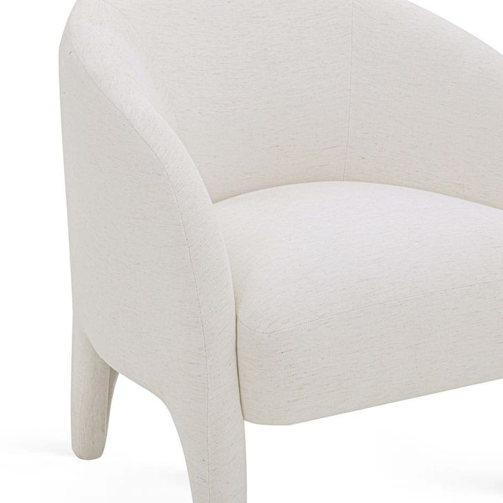 Kris Cream Upholstered Accent Chair