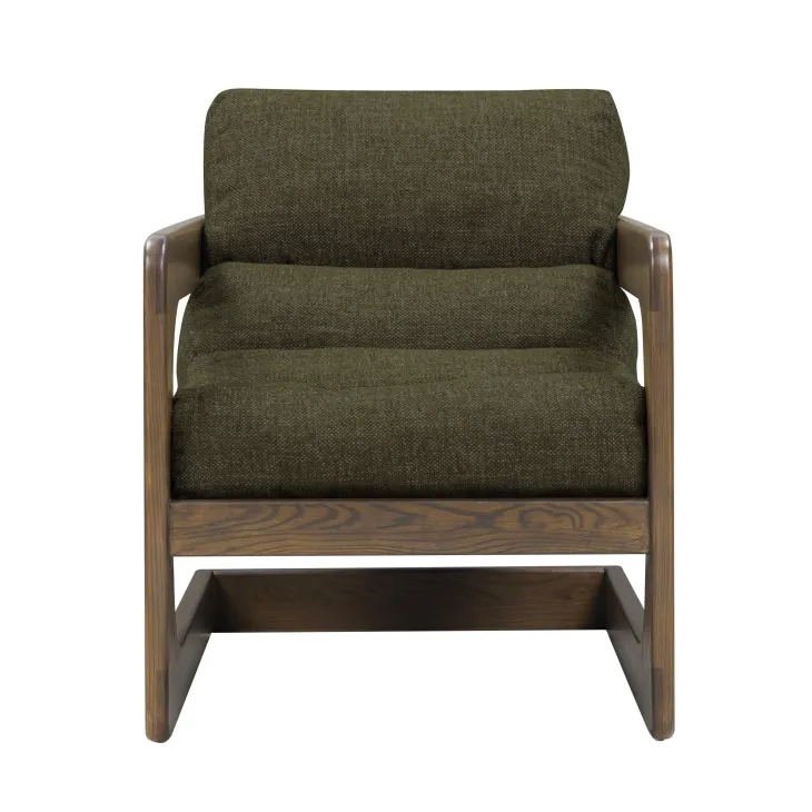 Palma Forrest Green Upholstered Accent Chair