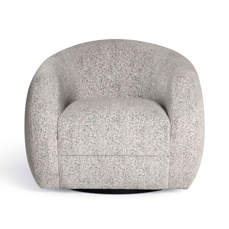 Judy Black and White Performance Fabric Upholstered Swivel Accent Chair
