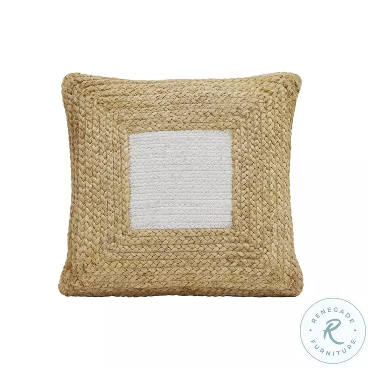 Blank Natural And Mind White Square Accent Pillow