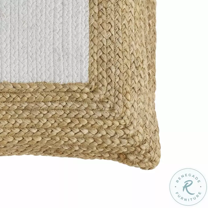 Blank Natural And Mind White Square Accent Pillow