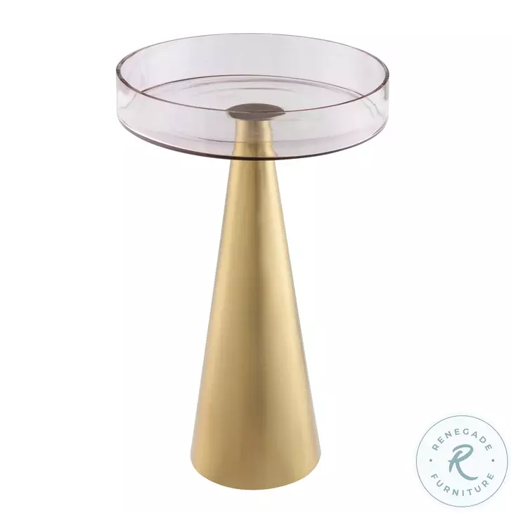 Alo Gold Small Side Table