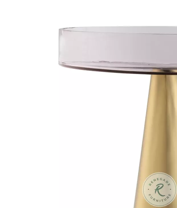 Alo Gold Small Side Table