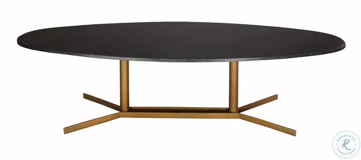 Gemma Black Marble Cocktail Table
