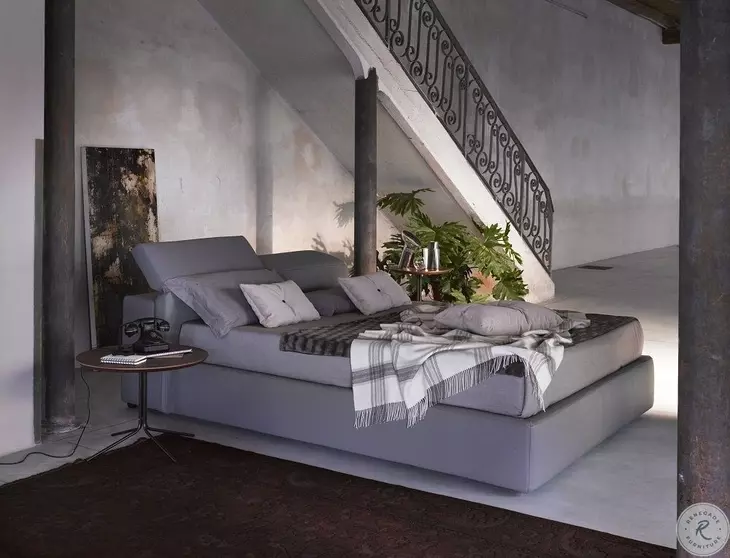 D709 Tower Queen Platform Storage Bed