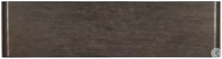 Commerce And Market Dark Wood And Gold Metropolitan Credenza