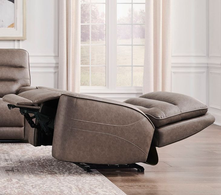 Lawson Sydney Brunette Zero Gravity Power Recliner with USB Charging