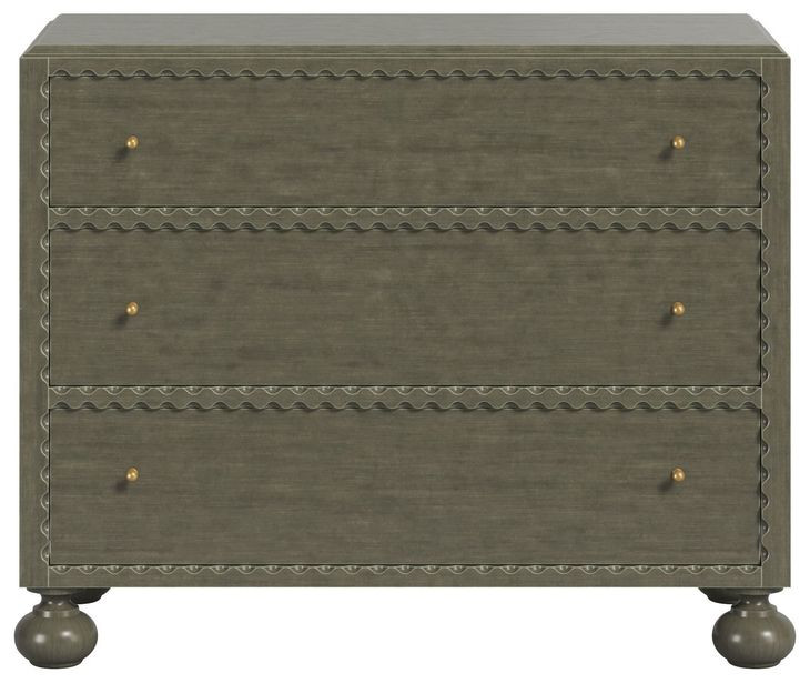 Harbor Sage Green 3 Drawer Accent Chest