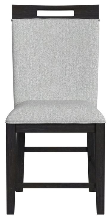 Pinnacle Light Gray Upholstered Counter Height Side Chair Set of 2