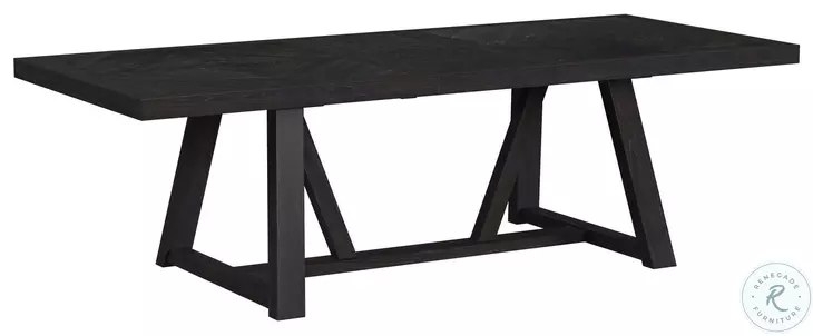 Pinnacle Charcoal Extendable Dining Table